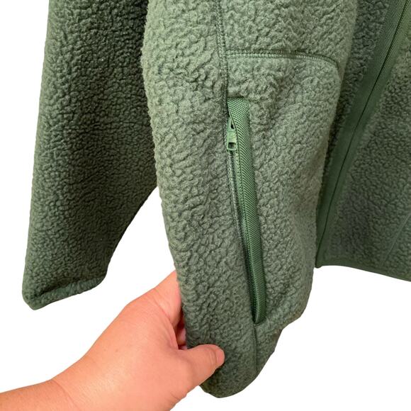 Nike Sportswear Club Men's Fleece Sherpa Jacket in Fir Green Size XL NWT - Picture 3 of 9